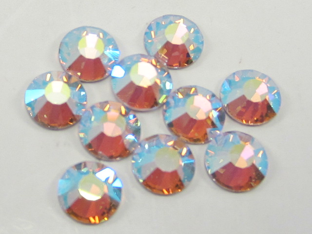 72 pcs. 20ss GOLD QUARTZ AB (viva) FLATBACK PRECIOSA Rhinestones